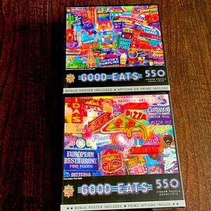 2 NWT 550 Masterpieces puzzles